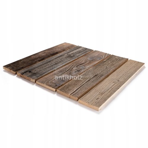 Placa de fatada din lemn natural maro 150 x 22 x 20 mm