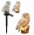  Lampa LED SOLAR OWL (solara), decorativa IP65