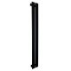  LOFT Slim RADIATOR decorativ 180x15 Matt Black Structura 288W