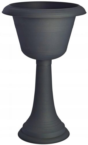  Ghiveci Form-Plastic 58 cm x 37 x 58 cm diametru 37 cm plastic negru