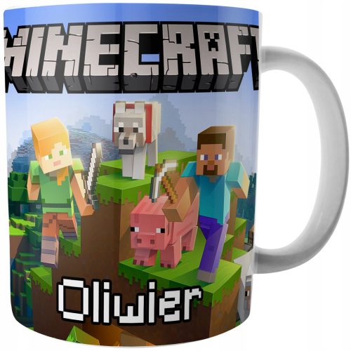 Amprenta ta Minecraft cana ceramica 330 ml