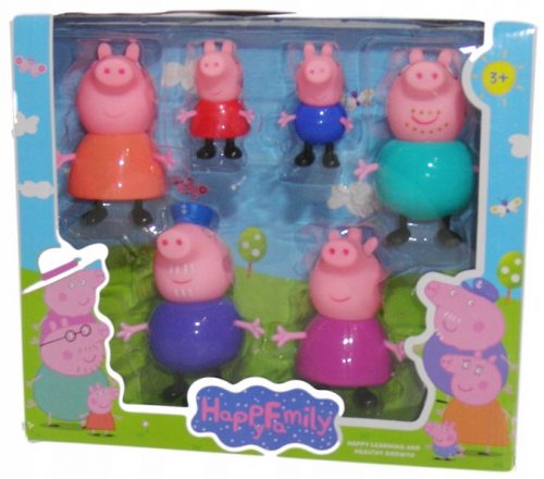  PEPPA PIG GEORGE MAM TATA BUNICA BUNICA 6 BUC