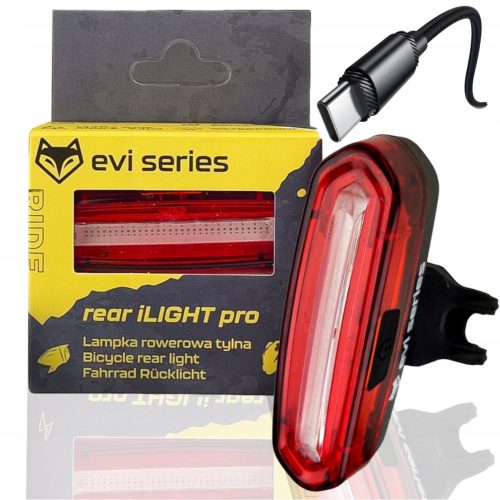  Seria Evi iLIGHT pro iluminare spate biciclete baterie 120 lm