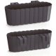  Ghiveci de flori Prosperplast 21,2 cm x 38,3 x 13 cm plastic negru