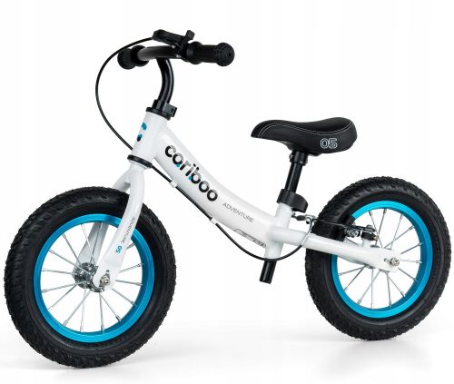  Bicicleta de echilibru Cariboo Adventure 12" Alb, Albastru