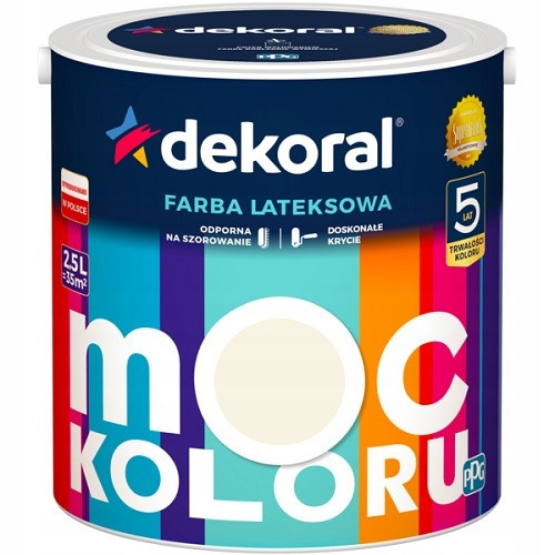  Vopsea perete latex Dekoral 5 l Ecru mat