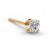  Cercel SWAROVSKI ZIRCONIA 3 mm GOLD DIAMOND