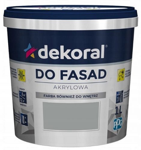  Vopsea acrilica pentru fatada Dekoral 5 l 5904000028529 mata