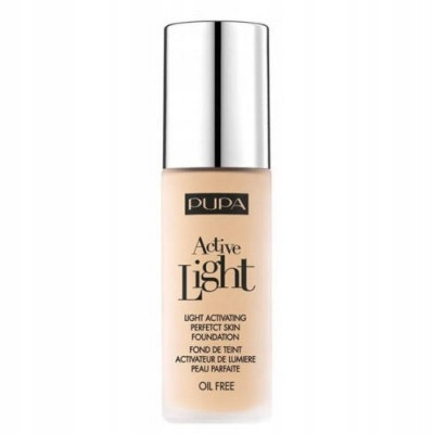  Pupa Milano Fond de ten de față fără ulei 020 Nude SPF10, 30 ml