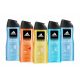  Gel de duș 3 în 1 Adidas After Sport pentru bărbați, 400 ml