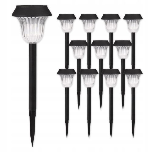  Lampa solara Masterled, neagra, 38 cm, 12 buc.