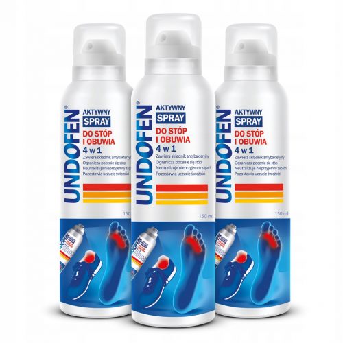  UNDOFEN spray activ pentru picioare si pantofi 4in1 150ml