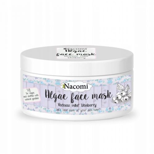  Nacomi Algae Face Mask Mască de alge strălucitoare cu afine 42g