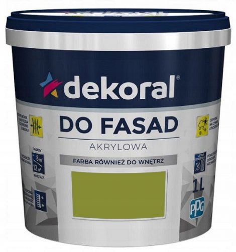  Vopsea perete acrilica Dekoral 5 l verde masline mat