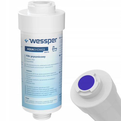  Wessper Aqua Shower Filtru alb 5000 l