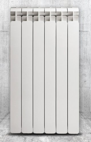  Radiator Faral Alba aluminiu 1276 W alb 560 x 880 x 95 mm - racord lateral