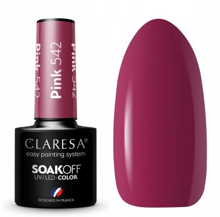  Claresa Hybrid Pink 542 unghii roz BLASZ