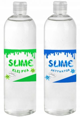  Adeziv PVA + activator PENTRU slime slime 2x1 litru 2L