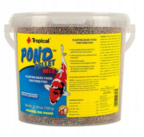 Tropical Pond Pellet Mix S hrana pentru peste 700 g 5 l