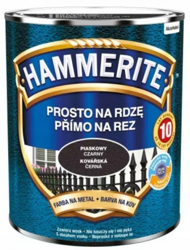  Vopsea antirugina Hammerite 5686259 negru 2,5 l