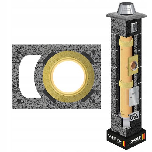 Sistem de cosuri ceramice Sistem de cosuri 200 9m