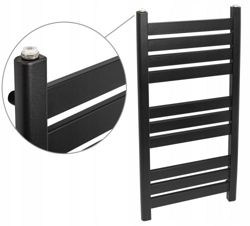 Radiator baie Komin-Expert 365 W 445 x 970 mm alb, negru, gri