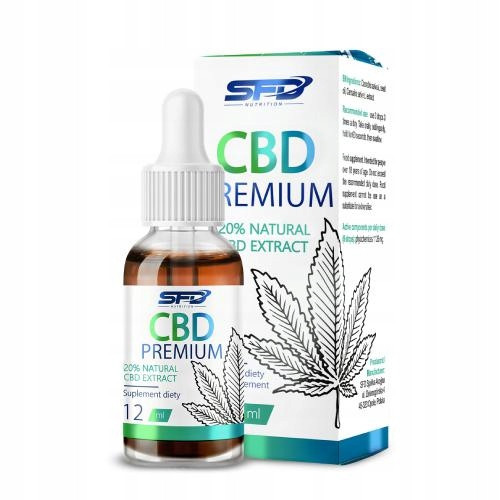  EXTRACT NATURAL PREMIUM SFD CBD 12 ml ULEI CBD 20%.