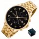  CEAS BĂRBAȚI TOMMY HILFIGER 1791708 WEST +BOX cronograf auriu