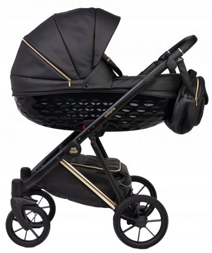  ONTARIO BLACK&GOLD COPII 3in1 PIELE ECO + SCAUN COSMO