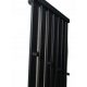 Radiator baie Dragon 1080 W apa 570 x 1600 mm alb, negru, gri