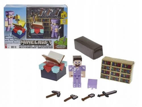  MINECRAFT MAGIC ROOM + STEVE GYB62 FIGURA