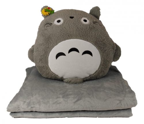  Totoro Set 3in1 pătură pernă anime vecinul meu