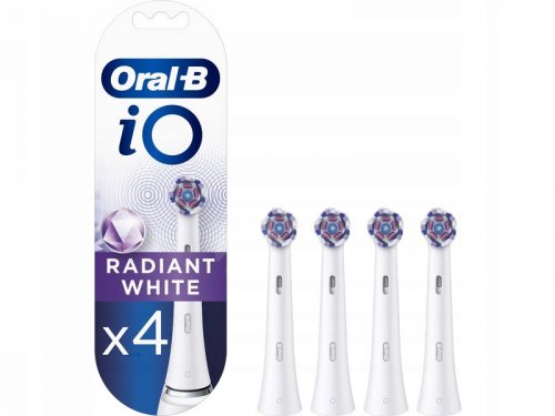  Capete de periuță de dinți electrice Oral-B iO Radiant White, 4 bucăți