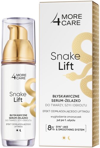  More4Care Snake Lift Serum-fer instantaneu pentru față, gât și decolteu 35 ml