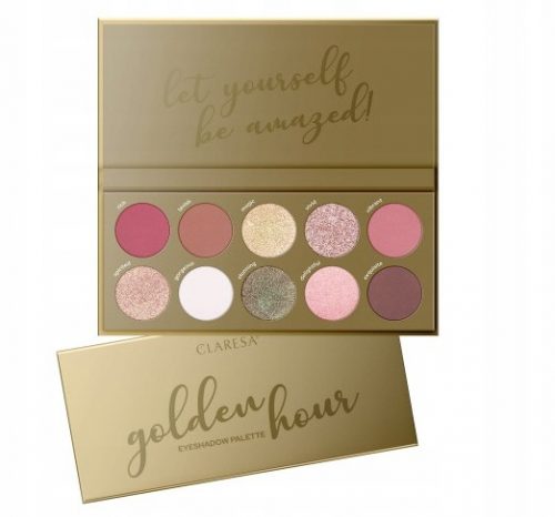  Paleta de fard de pleoape CLARESA Golden Hour 12g