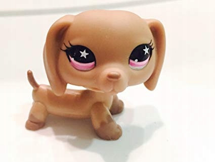  LPS Dachshund Littlest Pet Shop Figurină Câine Câine