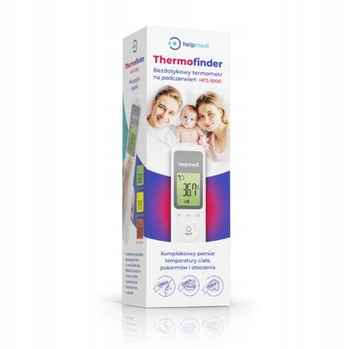  Termometru fără contact HelpMedi Thermofinder, alb