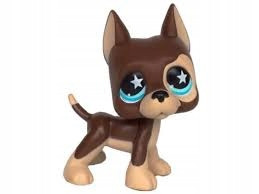  LPS Littlest Pet Shop Dog câine maro