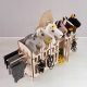  Suport din lemn pentru 6 cai Hobby Horse