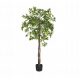 Ficus în oală, verde, înalt, 150 cm, artificial