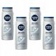  Gel de duș Nivea Men Silver Protect pentru față, corp și păr 500 ml