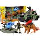  Dinozaur World Figure Set Vehicul Elicopter