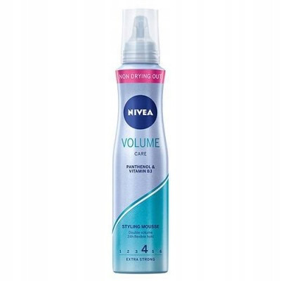  NIVEA Mousse de păr foarte puternică VOLUME CARE, 150 ml