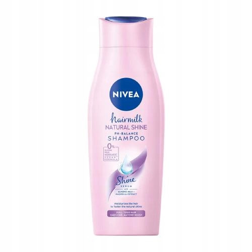  Sampon pentru ingrijirea parului Nivea Hairmilk Shine 400 ml