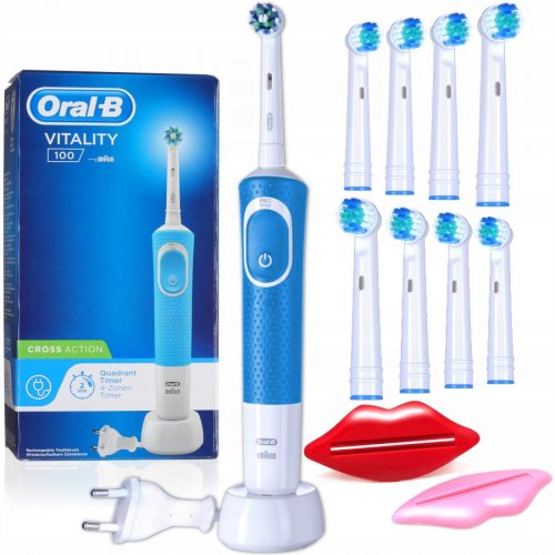  Periuta de dinti electrica Oral-B Vitality 100 Cross Action, albastra