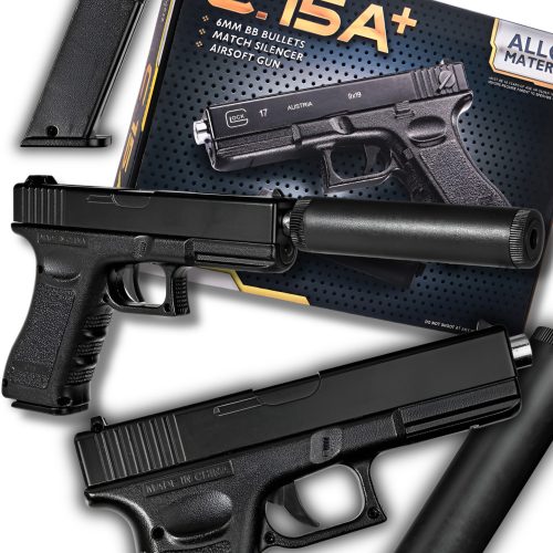  PIST BIL METAL REPLICA C15A+ GLOCK 17 ASG