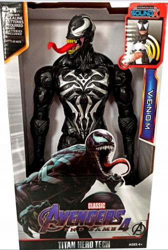  Figurină Avengers Titan Hero Tech Venom, neagră, 30 cm