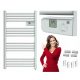 Radiator baie Kingfisher 500 W 550 x 980 mm alb