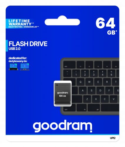  Pendrive GOODRAM UPI2 64 GB USB 2.0 negru