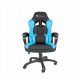  Scaun gaming Genesis Nitro 330, piele ecologica neagra si albastra